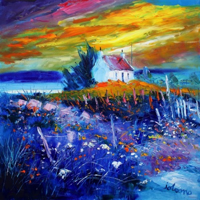 A summer sunset on Isle of Gigha 24x24 A summer sunset on Isle of Gigha 24x24